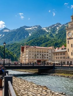 Экскурсия на Роза Хутор и парк водопадов Менделиха